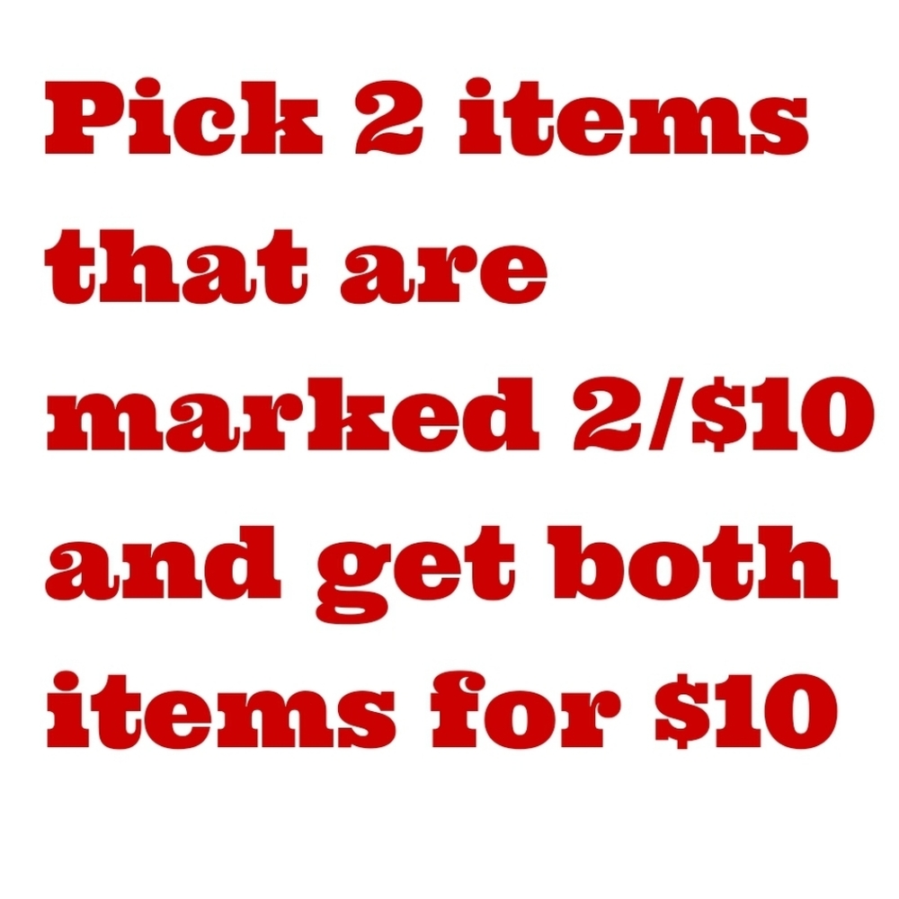 2 items for $10